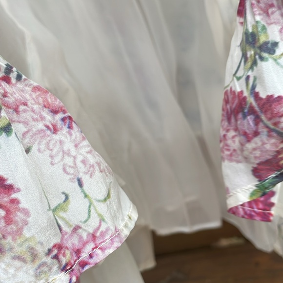 Floral Lace Ruffle Mini Dress - Picture 11 of 11